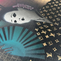 TBOY, LV Geisha Wall - blue edition, original artwork for sale from smolensky gallery