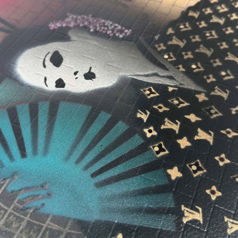 TBOY, LV Geisha Wall - blue edition, original artwork for sale from smolensky gallery