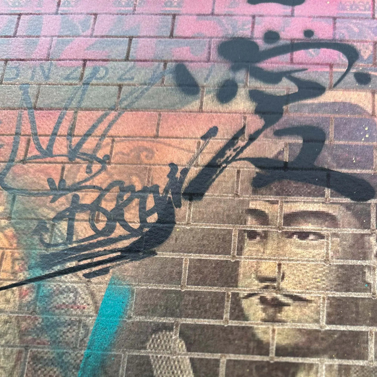 TBOY, LV Geisha Wall - blue edition, original artwork for sale from smolensky gallery