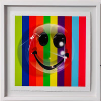 TBOY, Rainbow Smile - medium edition, original artwork for sale