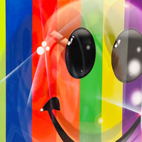 TBOY, Rainbow Smile - medium edition, original artwork for sale