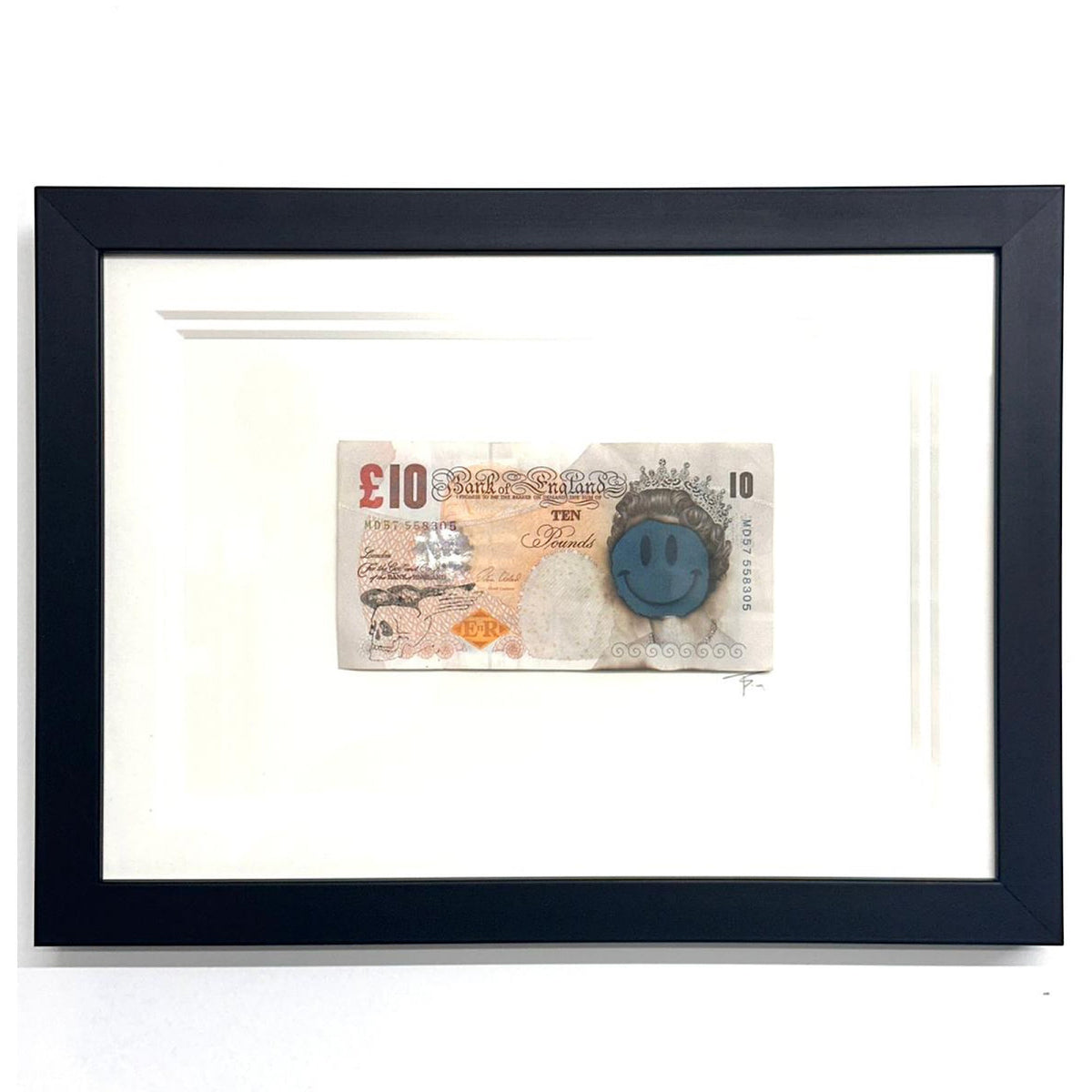 TBOY, SMIL£ blue edition, original artwork for sale from smolensky gallery