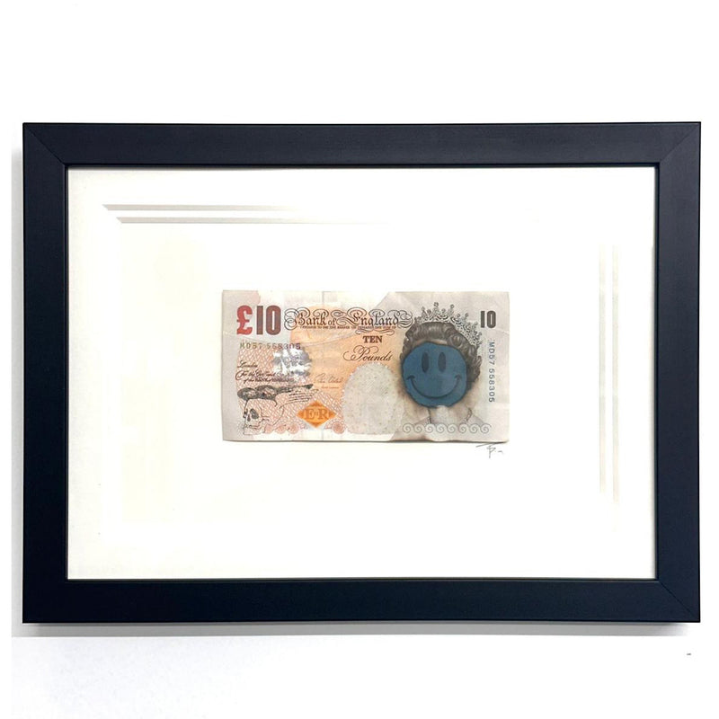 TBOY, SMIL£ blue edition, original artwork for sale from smolensky gallery