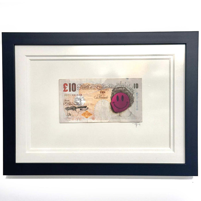 TBOY, SMIL£ pink edition, original artwork for sale from smolensky gallery