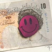 TBOY, SMIL£ pink edition, original artwork for sale from smolensky gallery