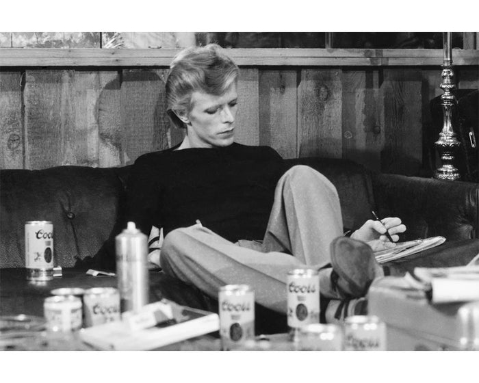 Terry O'Neill, David Bowie recording Young Americans, 1974 Limited edition fine art photograph by Terry O'Neill, featuring iconic portrait photography of celebrities and cultural figures. Available for sale at Smolensky Gallery