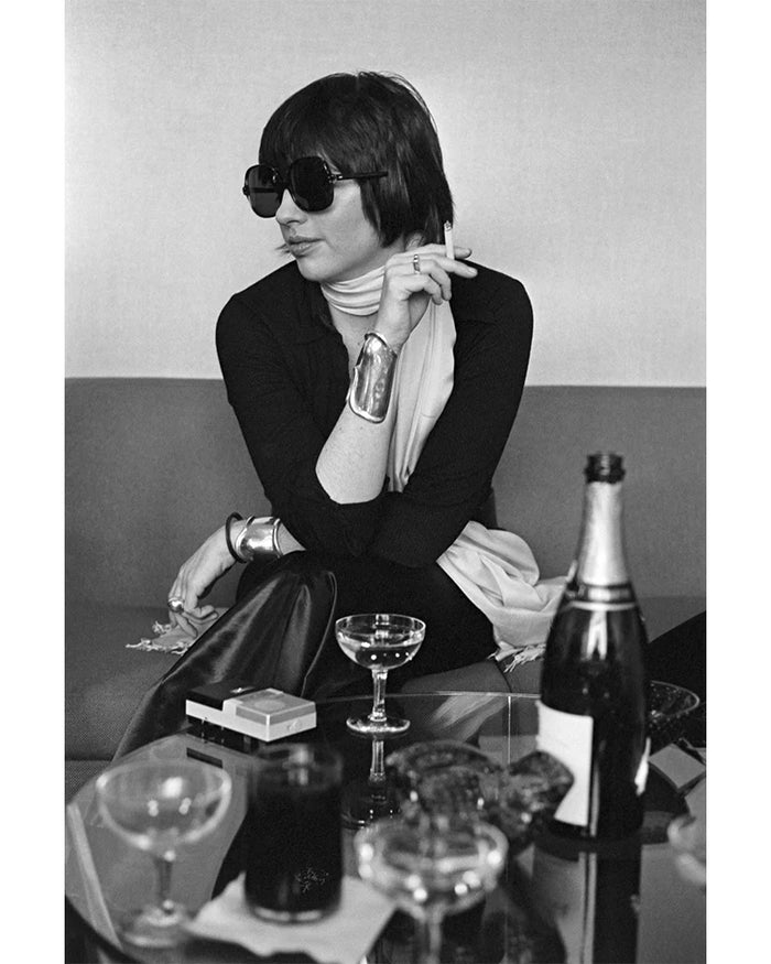 Terry O'Neill, Liza Minnelli smoking during an interview, 1974 Limited edition fine art photograph by Terry O'Neill, featuring iconic portrait photography of celebrities and cultural figures. Available for sale at Smolensky Gallery