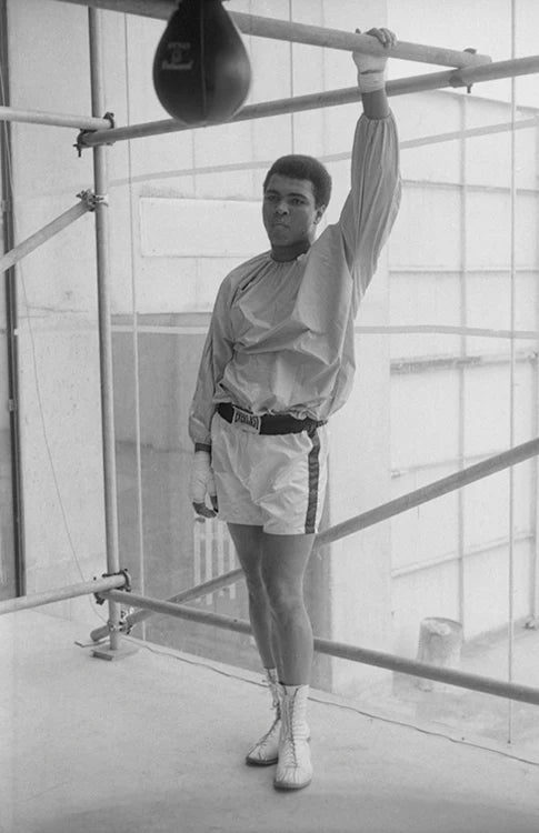 Terry O'Neill, Muhammad Ali during a training break, 1972 Limited edition fine art photograph by Terry O'Neill, featuring iconic portrait photography of celebrities and cultural figures. Available for sale at Smolensky Gallery