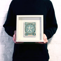 Guy Gee Art - TEXAS stamp art- Contemporary Art Gallery 