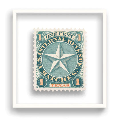 Guy Gee Art - TEXAS stamp art- Contemporary Art Gallery 