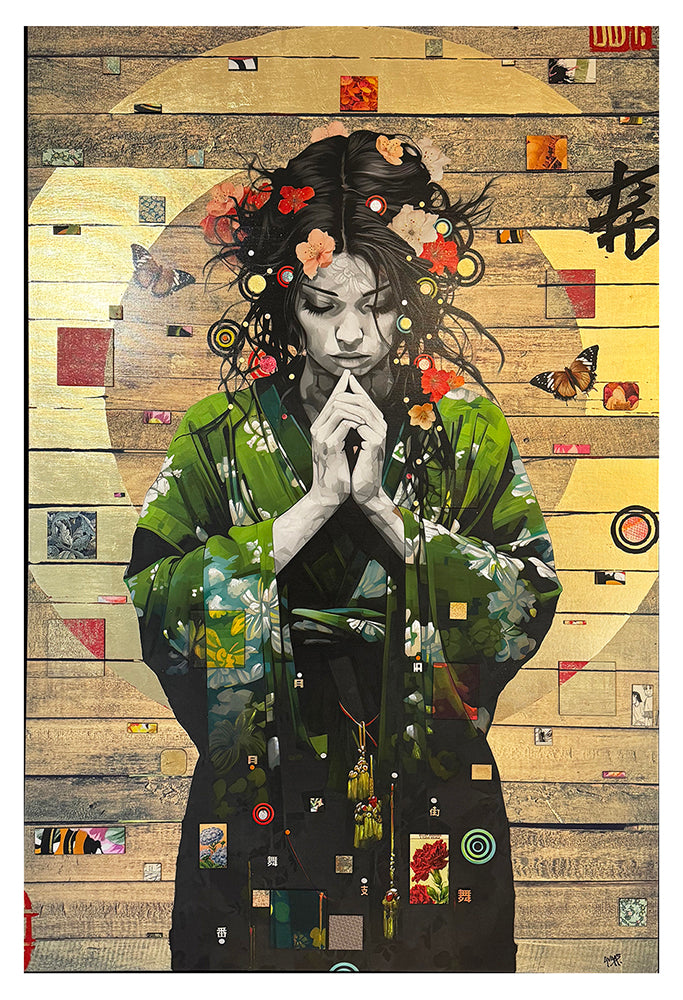 (The Trunk of Funk)Gareth Tristan Evans, The Wave That Breaks Below in Layers Boutique XL limited edition art for sale from Smolensky Gallery