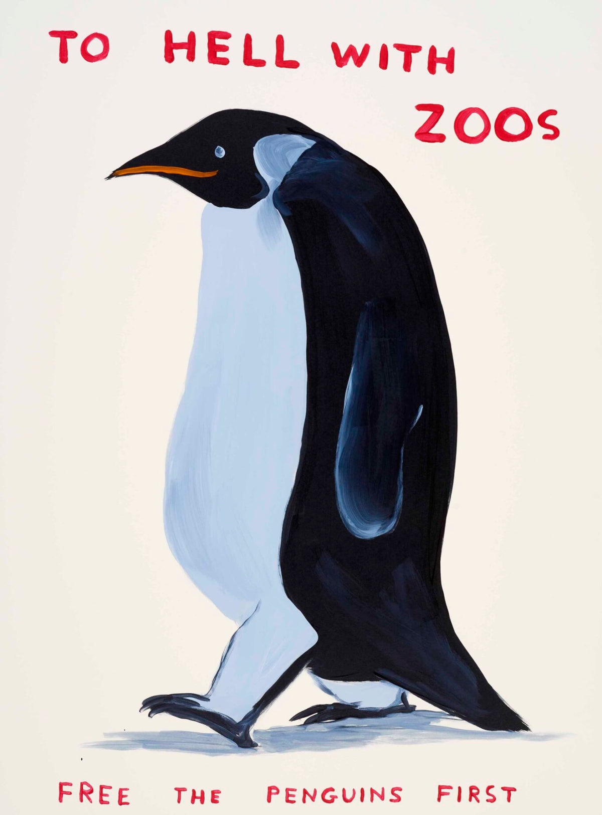 David Shrigley, To Hell With Zoos, 2021