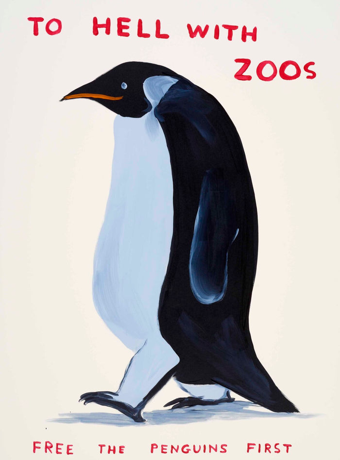David Shrigley, To Hell With Zoos, 2021