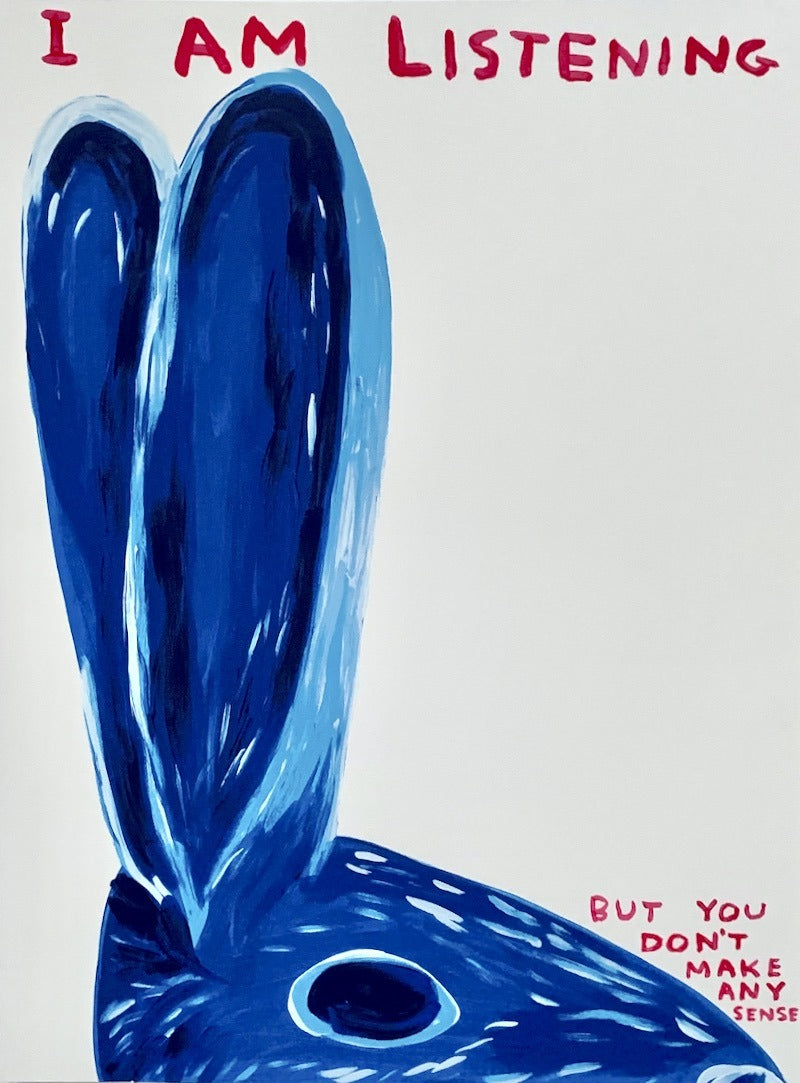 David Shrigley, I Am Listening, 2020