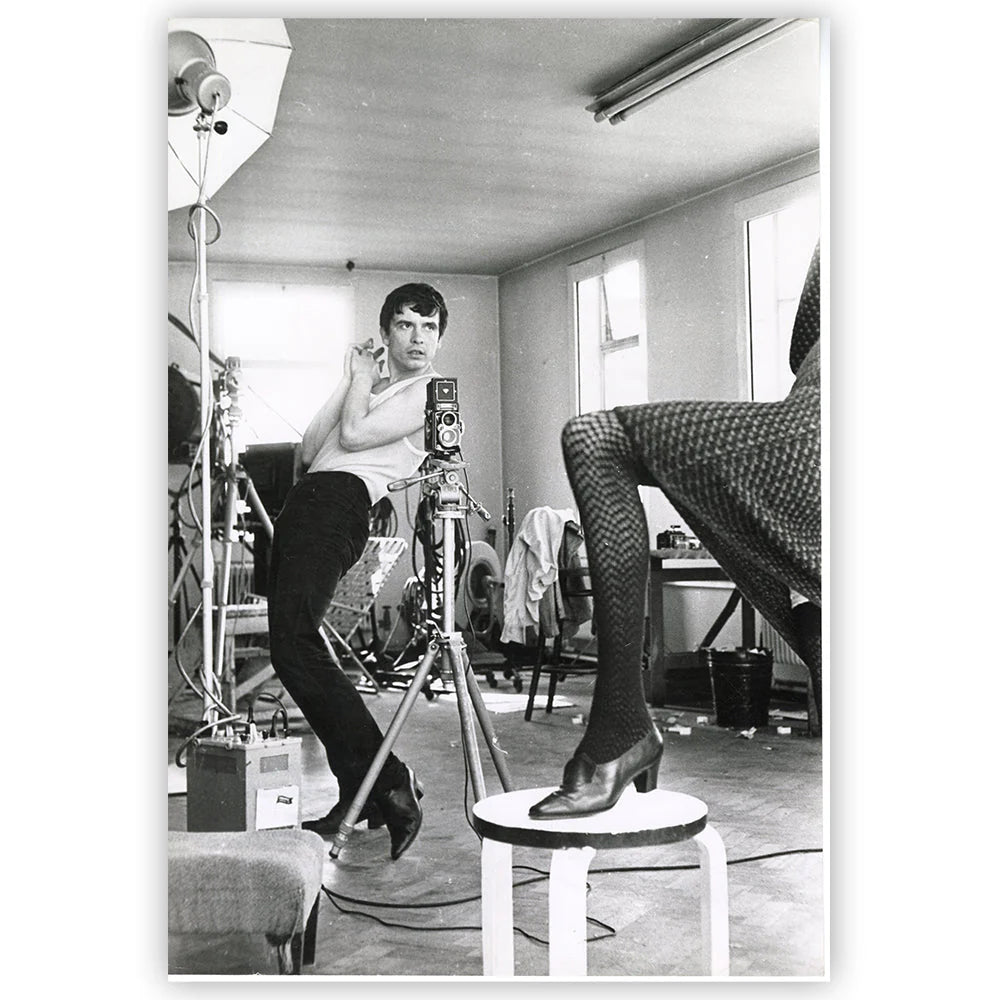 Terry O'Neill, David Bailey leading a photoshoot, 1965