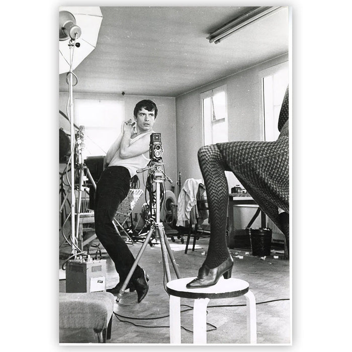 Terry O'Neill, David Bailey leading a photoshoot, 1965