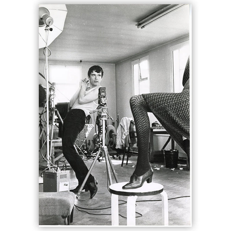 Terry O'Neill, David Bailey leading a photoshoot, 1965
