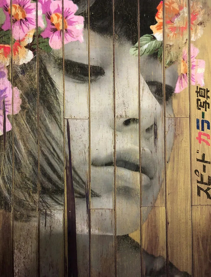 (The Trunk of Funk)Gareth Tristan Evans, Wallflower limited edition art for sale from Smolensky Gallery