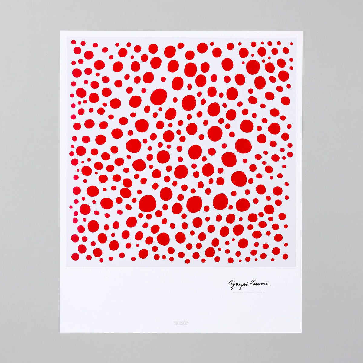 Yayoi Kusama, Praying for World Peace in the Sunlight, 2016 by Yayoi Kusama, featuring her signature polka dots and hypnotic patterns. Presented by Smolensky Gallery, showcasing the visionary work of the iconic Japanese contemporary artist.