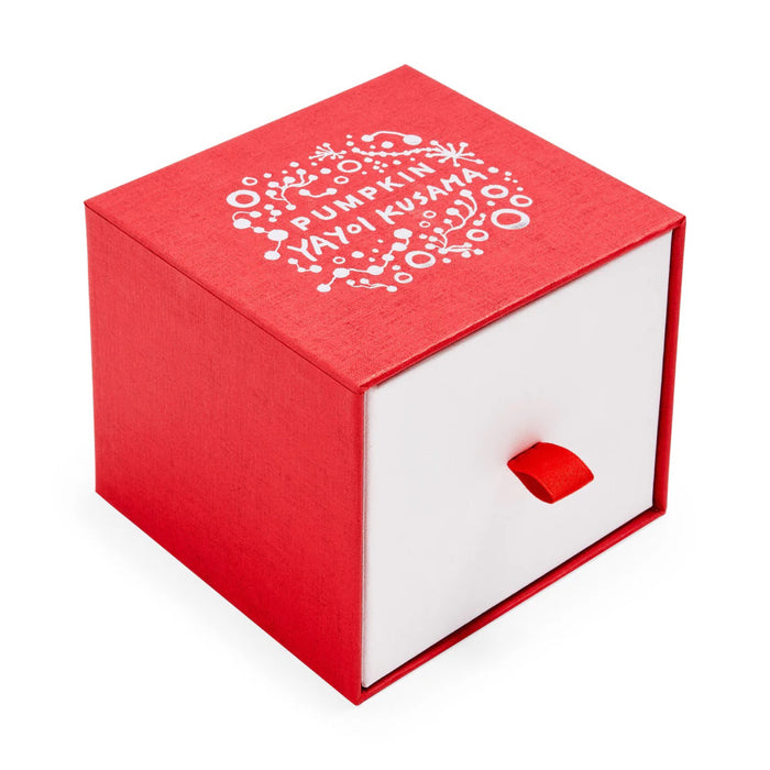 Yayoi Kusama, Pumpkin Set of 2 (White/Red) (Yellow/Black), 2015 by Yayoi Kusama, featuring her signature polka dots and hypnotic patterns. Presented by Smolensky Gallery, showcasing the visionary work of the iconic Japanese contemporary artist.