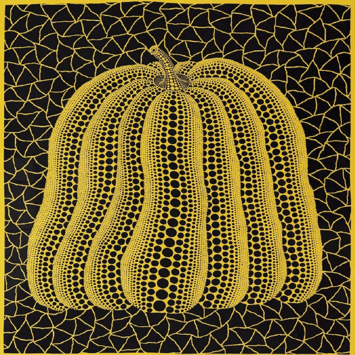 Yayoi Kusama, Shanghai Expo Silk Scarf (Red) (AP), 2010
