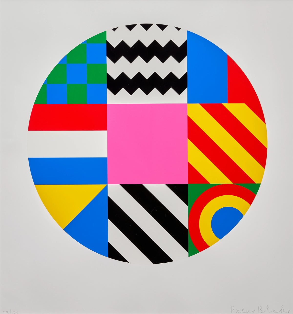 Sir Peter Blake, Dazzle Disc, 2013