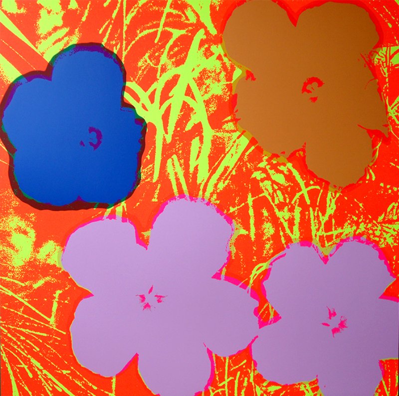 Sunday B. Morning (Andy Warhol), Flowers (Portfolio Of 10)