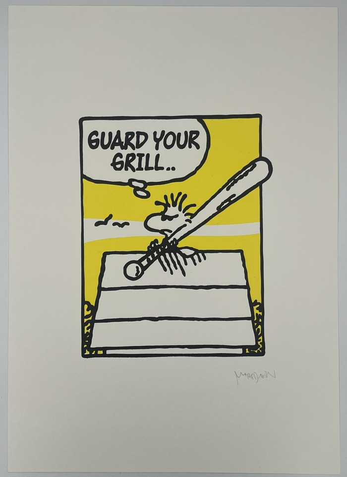 Mark Drew, Guard Your Grill (Naughty By Nature) (Yellow) AP, 2018