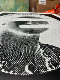 Liberty Queen  (Diamond dust, white on black (white border) Signed edition of 10, (2011)
