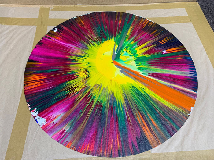Damien Hirst, Spin Painting (Circle), 2009