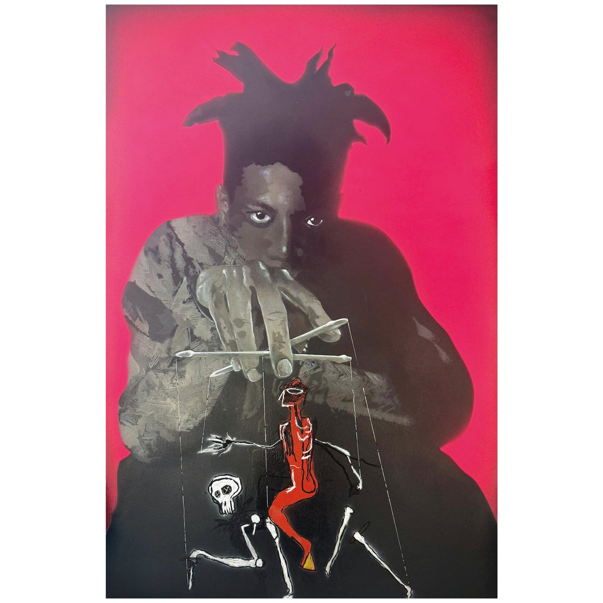 TBOY, Puppet Masters #1 Basquiat, Print