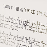 Bob Dylan, Don't Think Twice, It's Alright, 2006