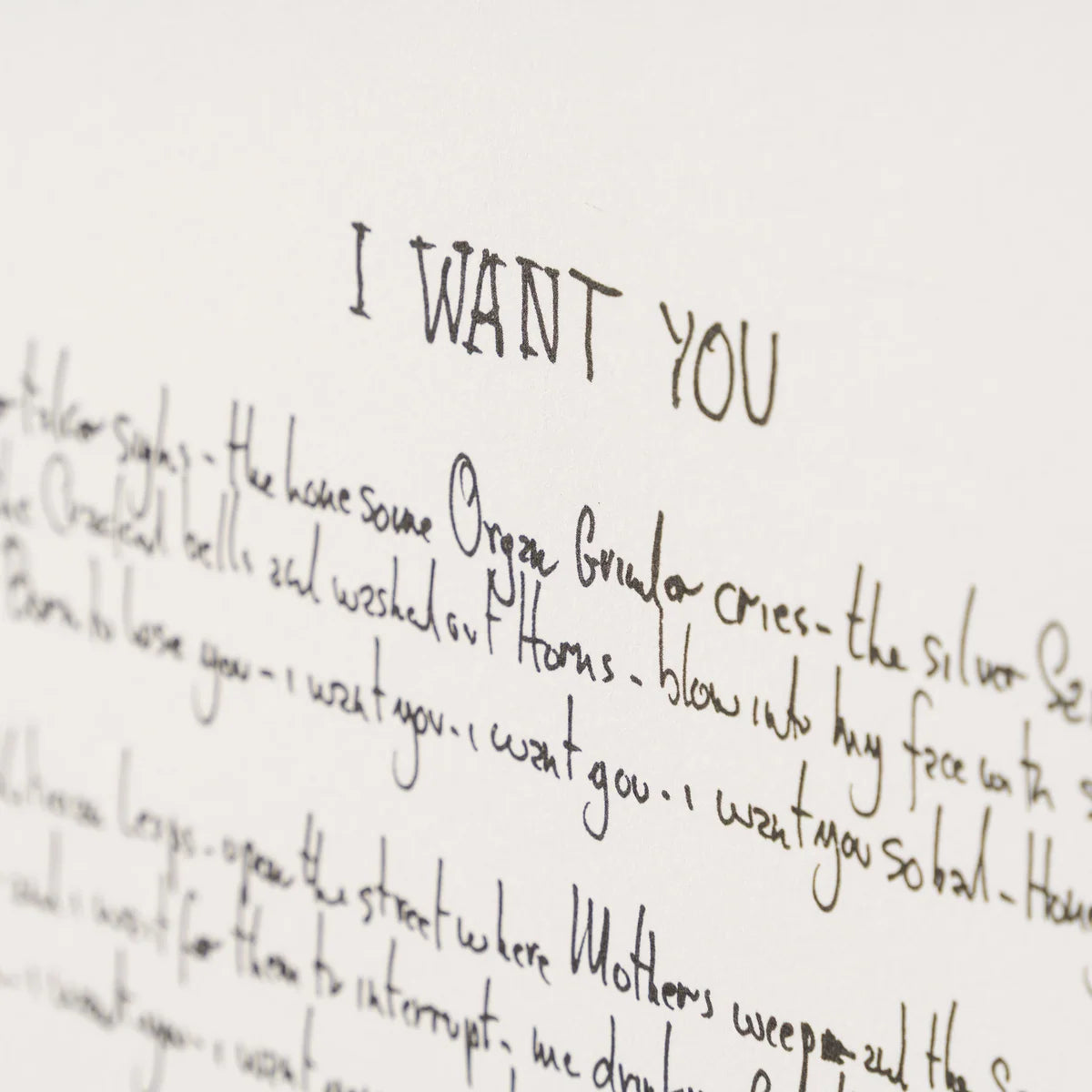 Bob Dylan, I Want You, 2006