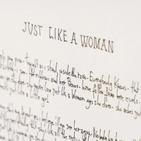 Bob Dylan, Just Like a Woman, 2020