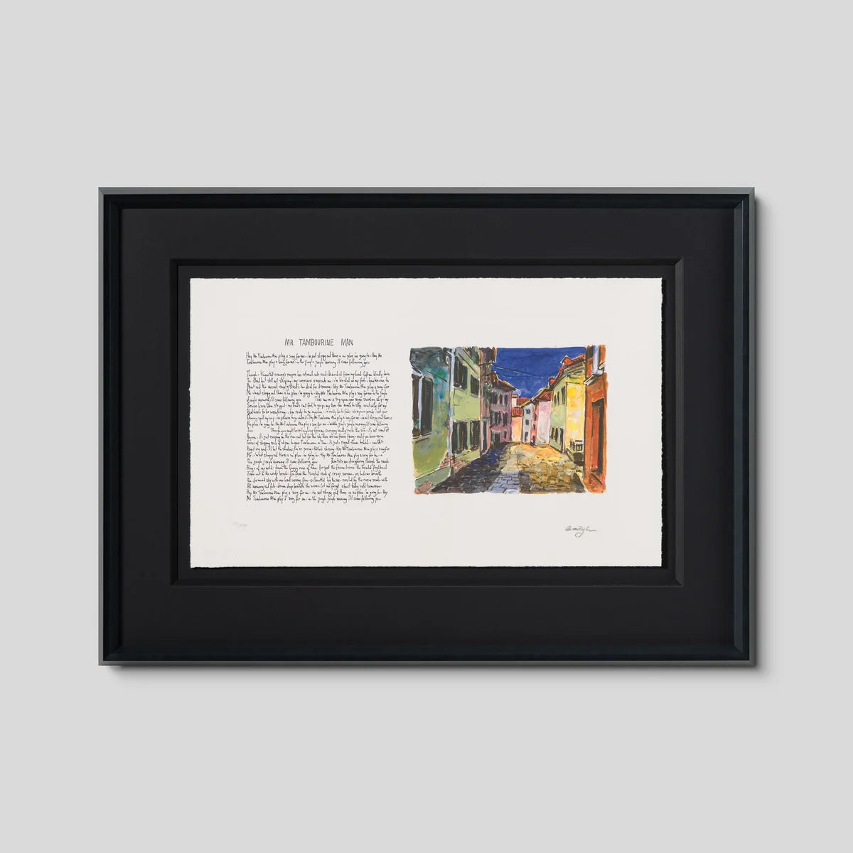 Bob Dylan, Mondo Scripto 2026 | Framed Set Of Six