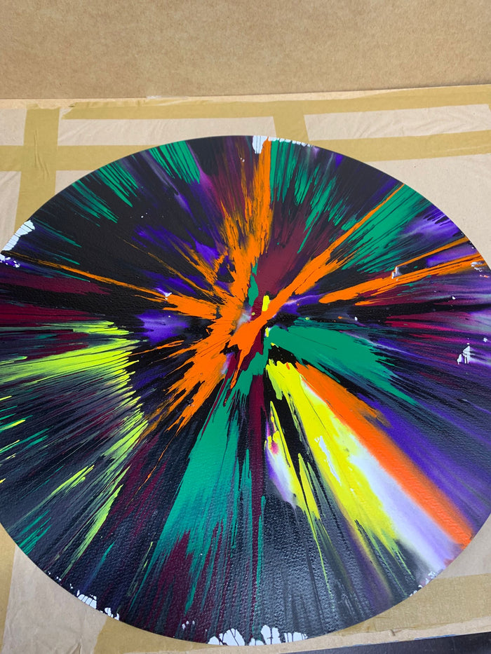 Damien Hirst, Spin Painting (Circle), 2009