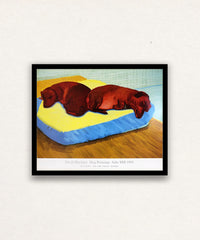 David Hockney, Dog 38, 1995