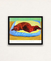 David Hockney, Dog 43, 1995