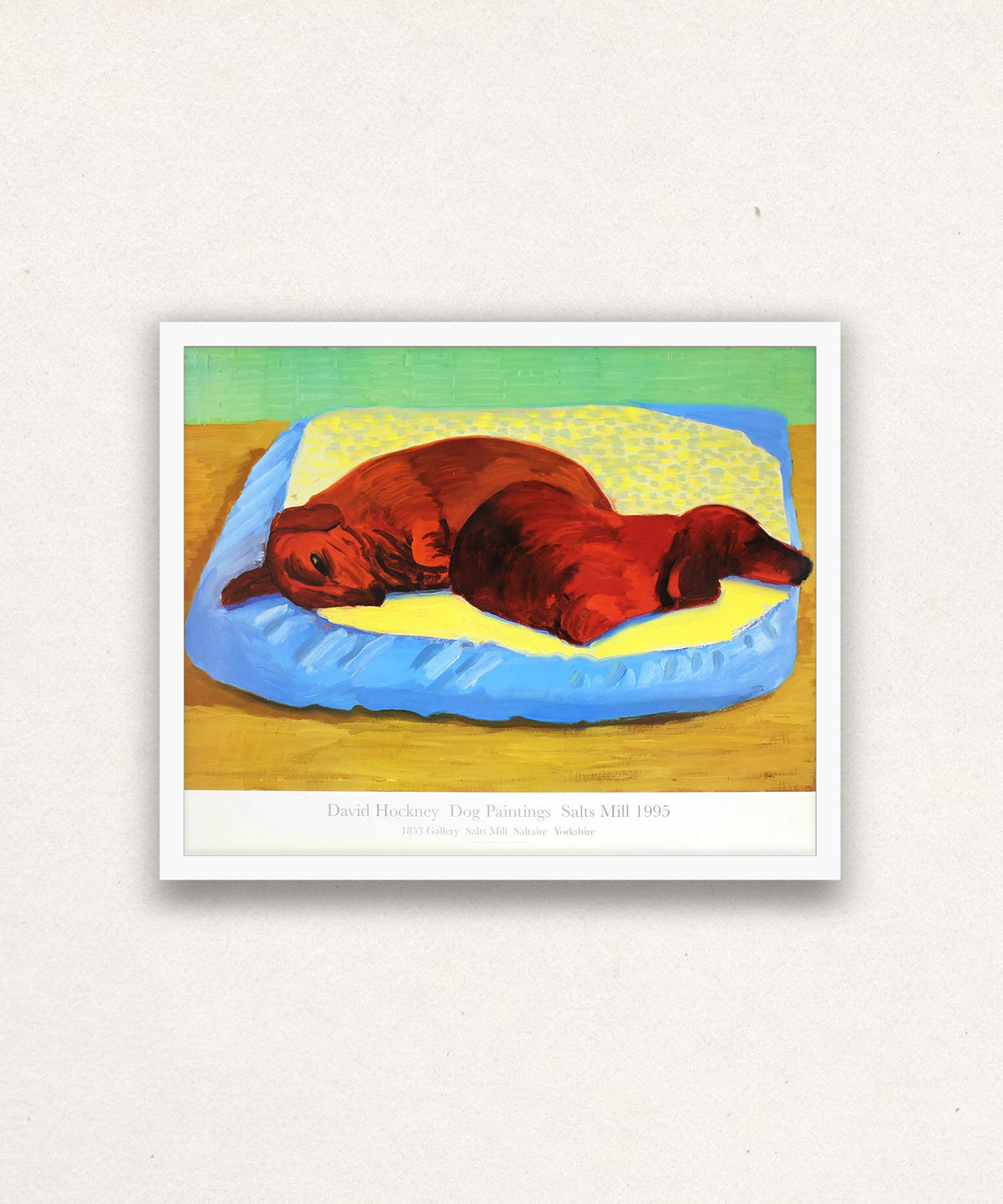 David Hockney, Dog 43, 1995