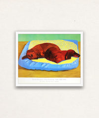 David Hockney, Dog 43, 1995