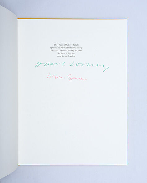 David Hockney, Hockney's Alphabet, 1991