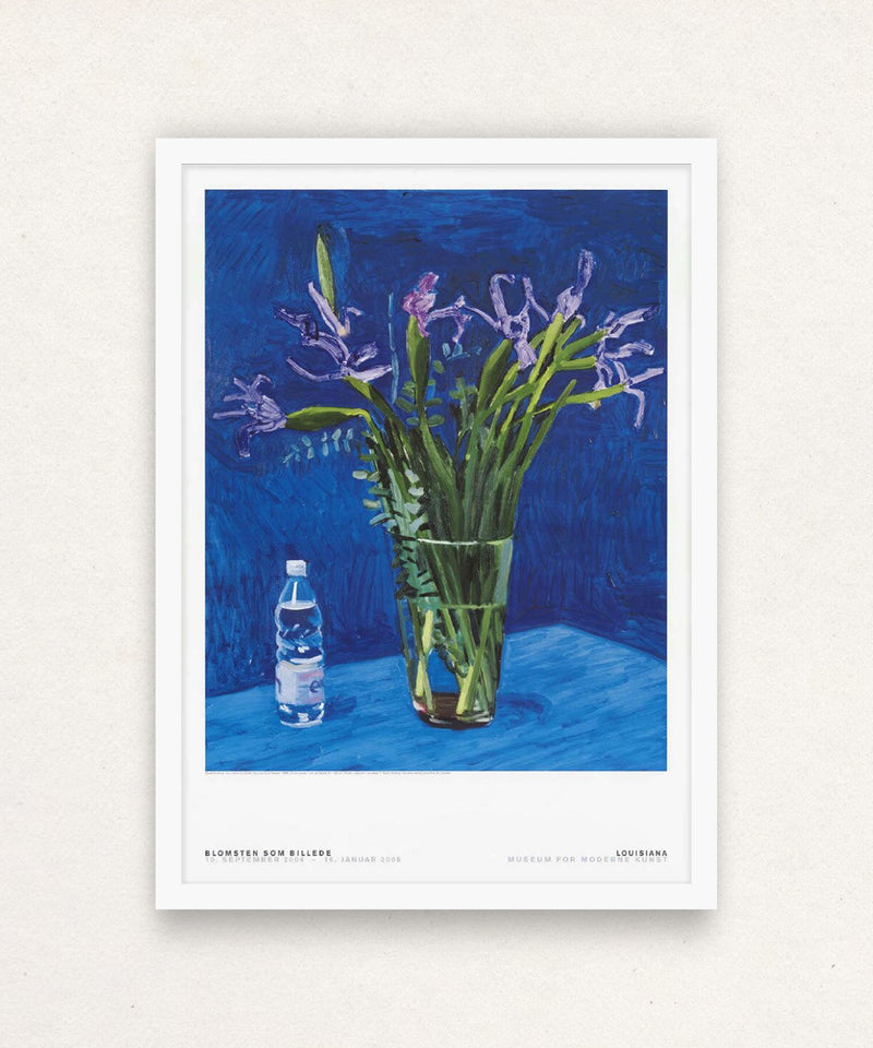 David Hockney, Iris with Evian Bottle, 2022