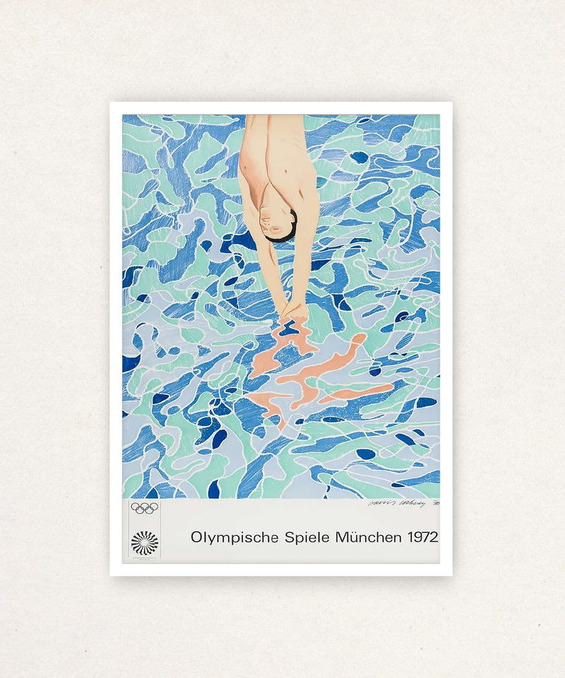 David Hockney, Munich Olympics Poster - Olympische Spiele Munchen, 1972
