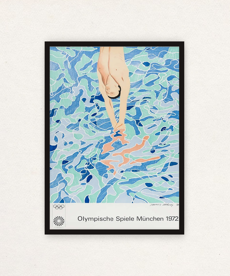 David Hockney, Munich Olympics Poster - Olympische Spiele Munchen, 1972
