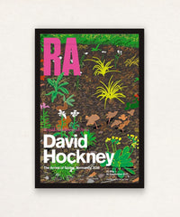 David Hockney, The Arrival of Spring, Normandy Royal Academy Exhibition Poster, 2020