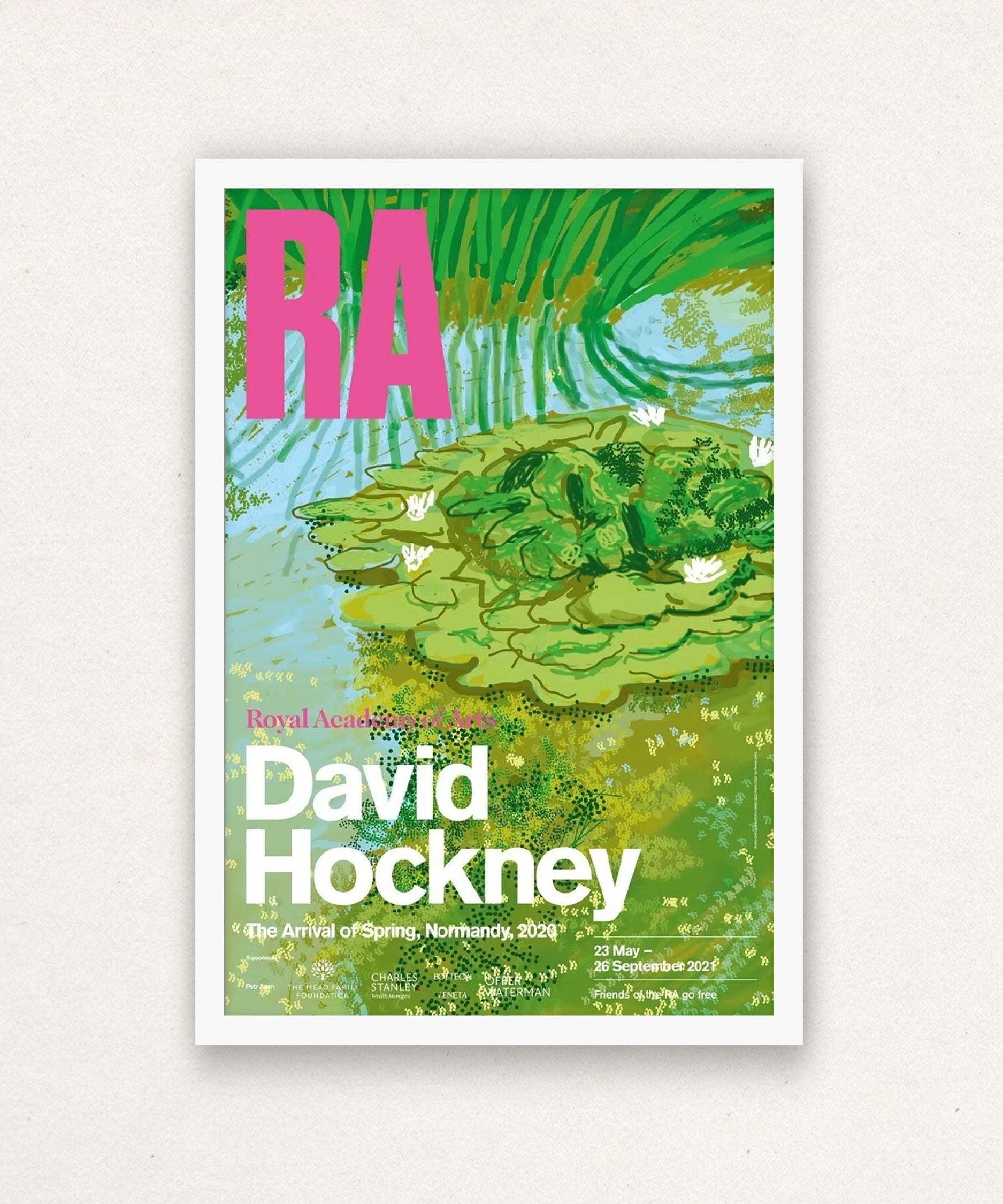 David Hockney, The Arrival of Spring, Normandy Royal Academy
