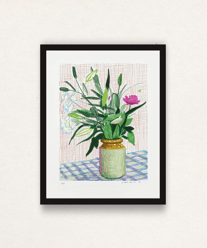 David Hockney, Untitled 516 iPad Drawing from A Bigger Book, 2016