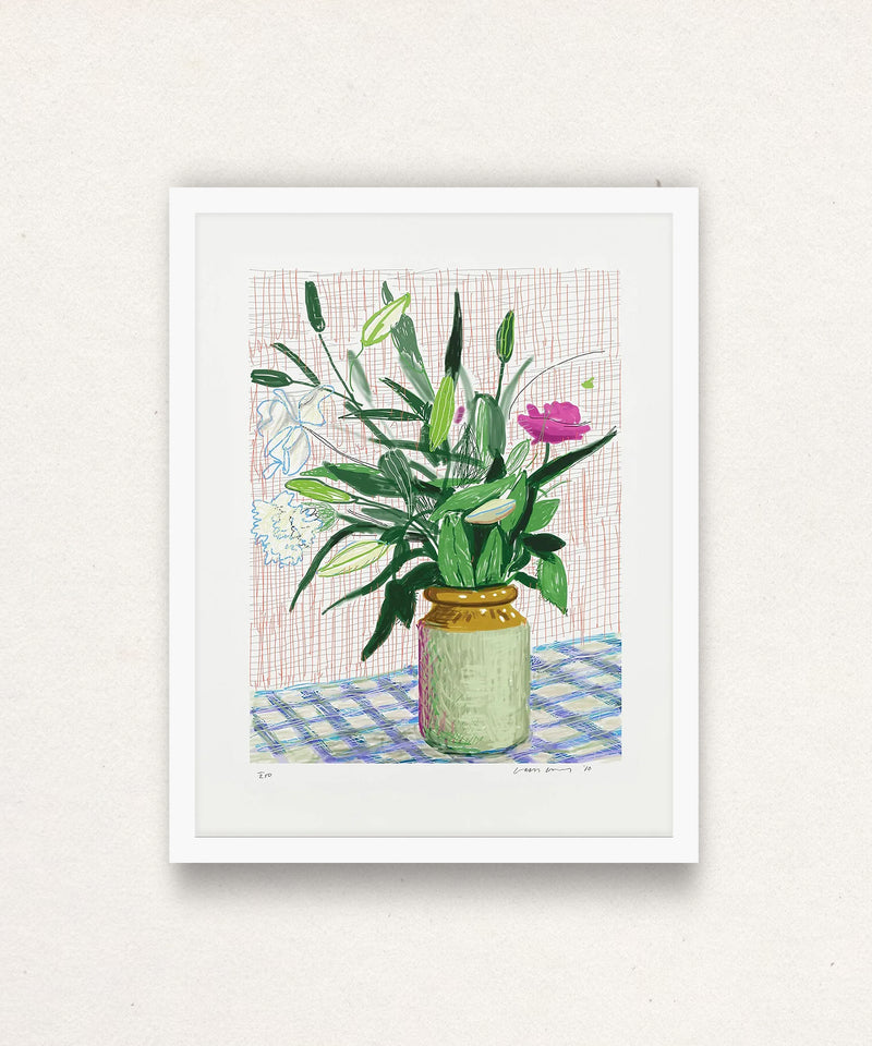 David Hockney, Untitled 516 iPad Drawing from A Bigger Book, 2016