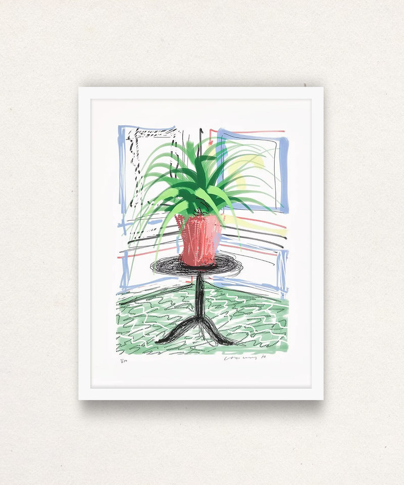 David Hockney, Untitled No. 468 iPad Drawing from A Bigger Book, 2016