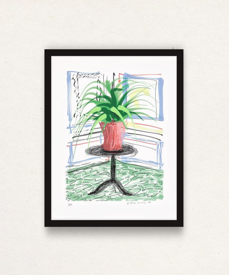 David Hockney, Untitled No. 468 iPad Drawing from A Bigger Book, 2016